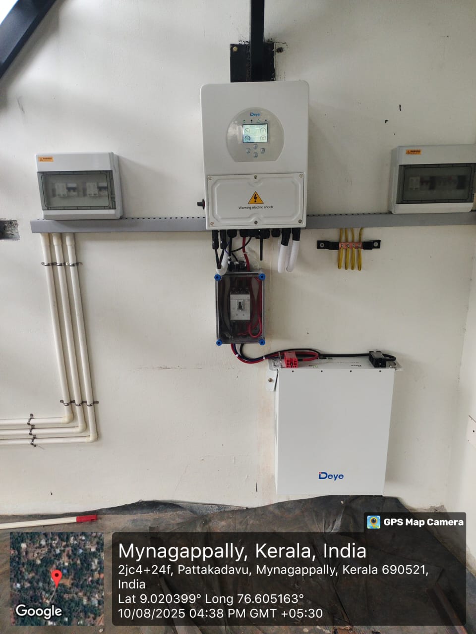 5 kW solar installation for Mariamma in Kollam
